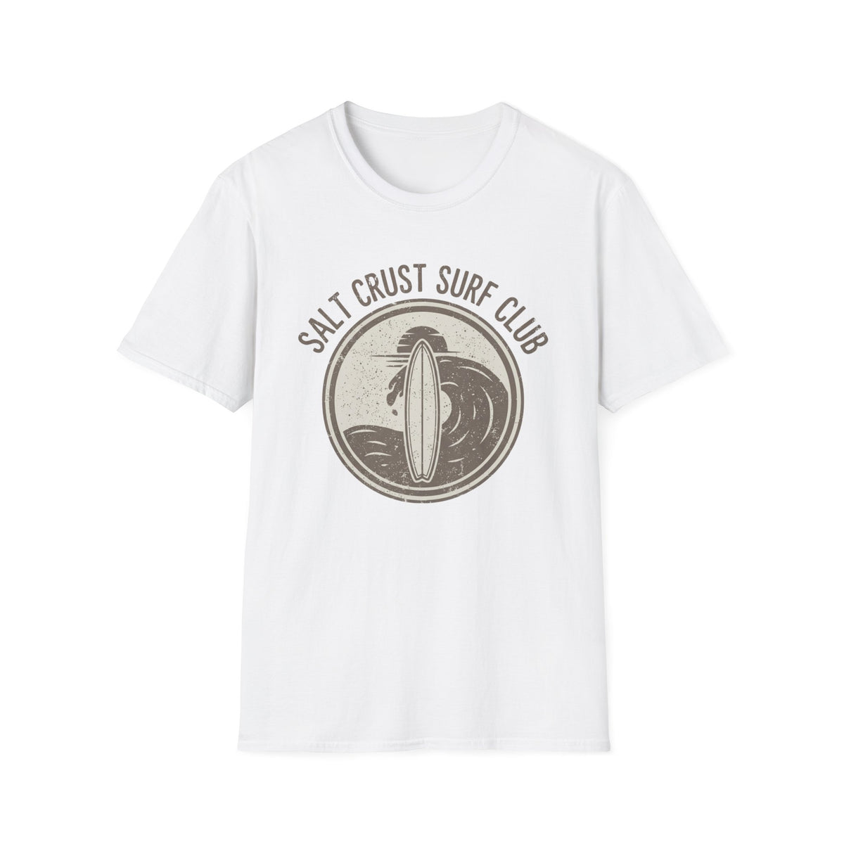 Salt Crust Surf Club- Crm T-Shirt