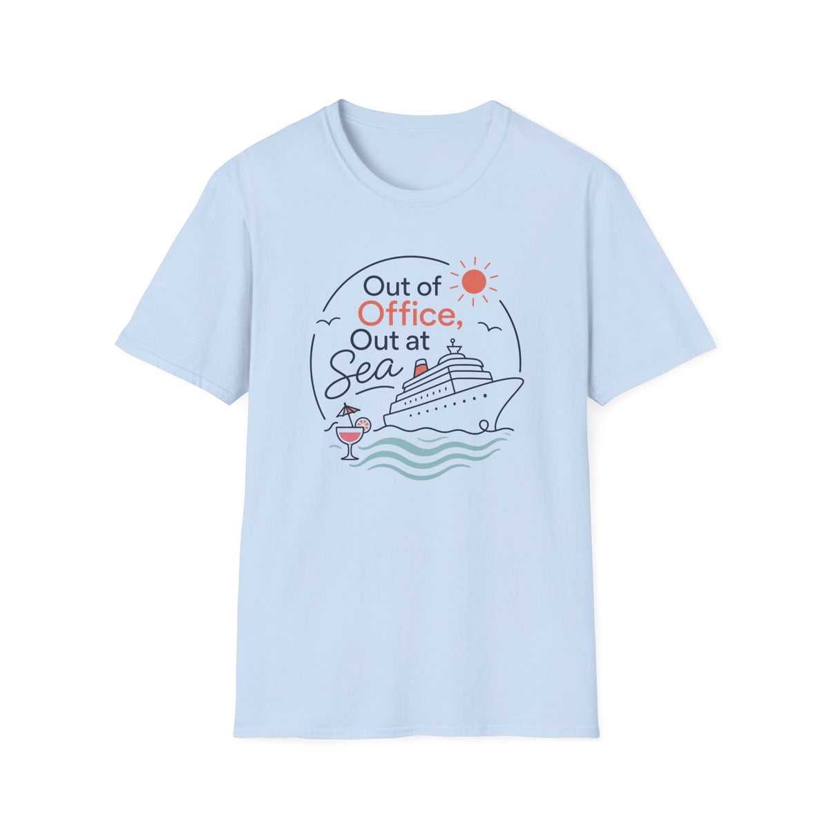 OOO Out To Sea- Line T-Shirt