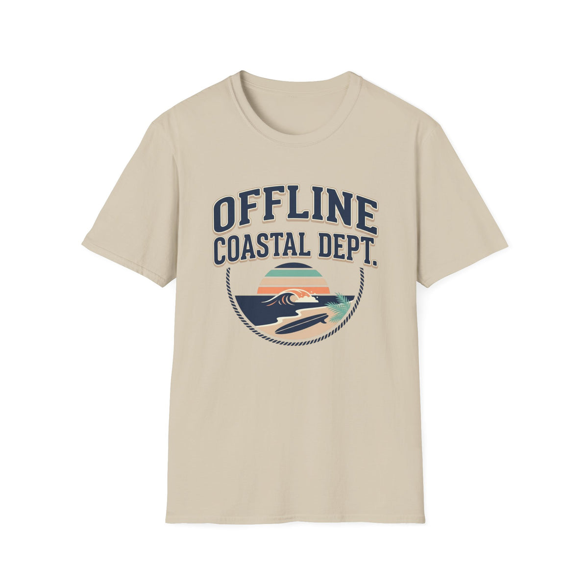 Copy of Offline By The Ocean- Circle T-Shirt