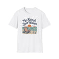 No Signal, Just Waves- Beach T-Shirt