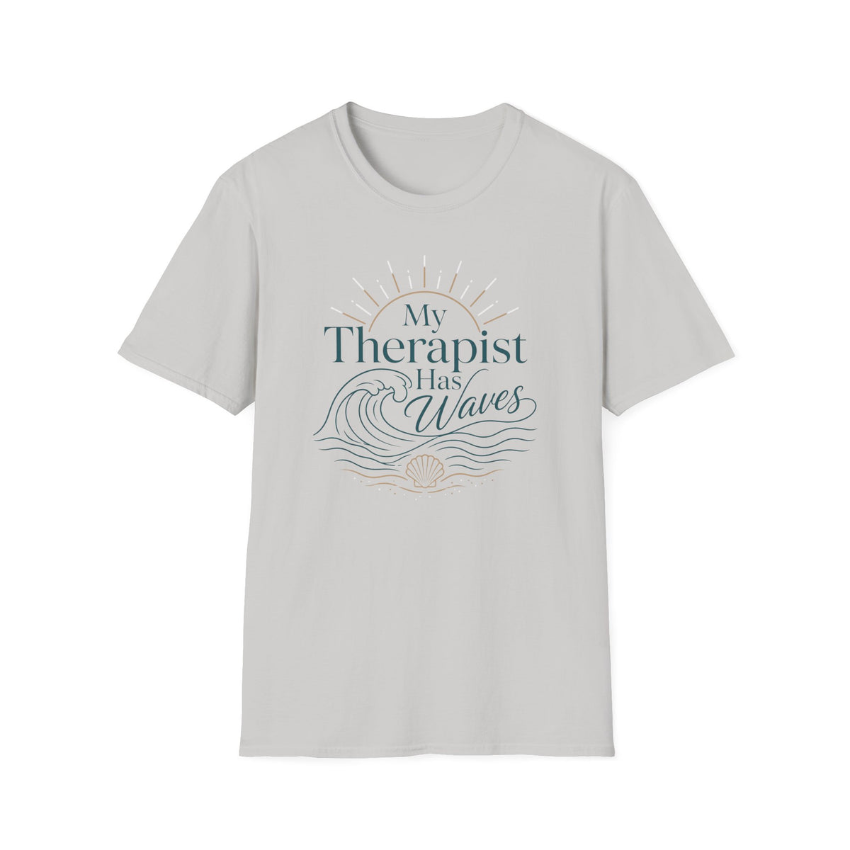 My Therapist Has Waves- Line T-Shirt