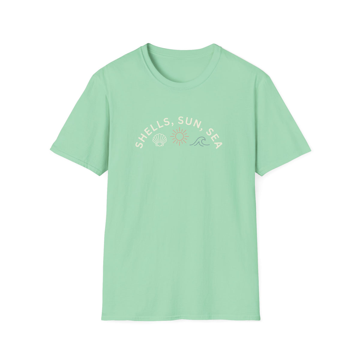 Shells, Sun, Sea - Line T-Shirt