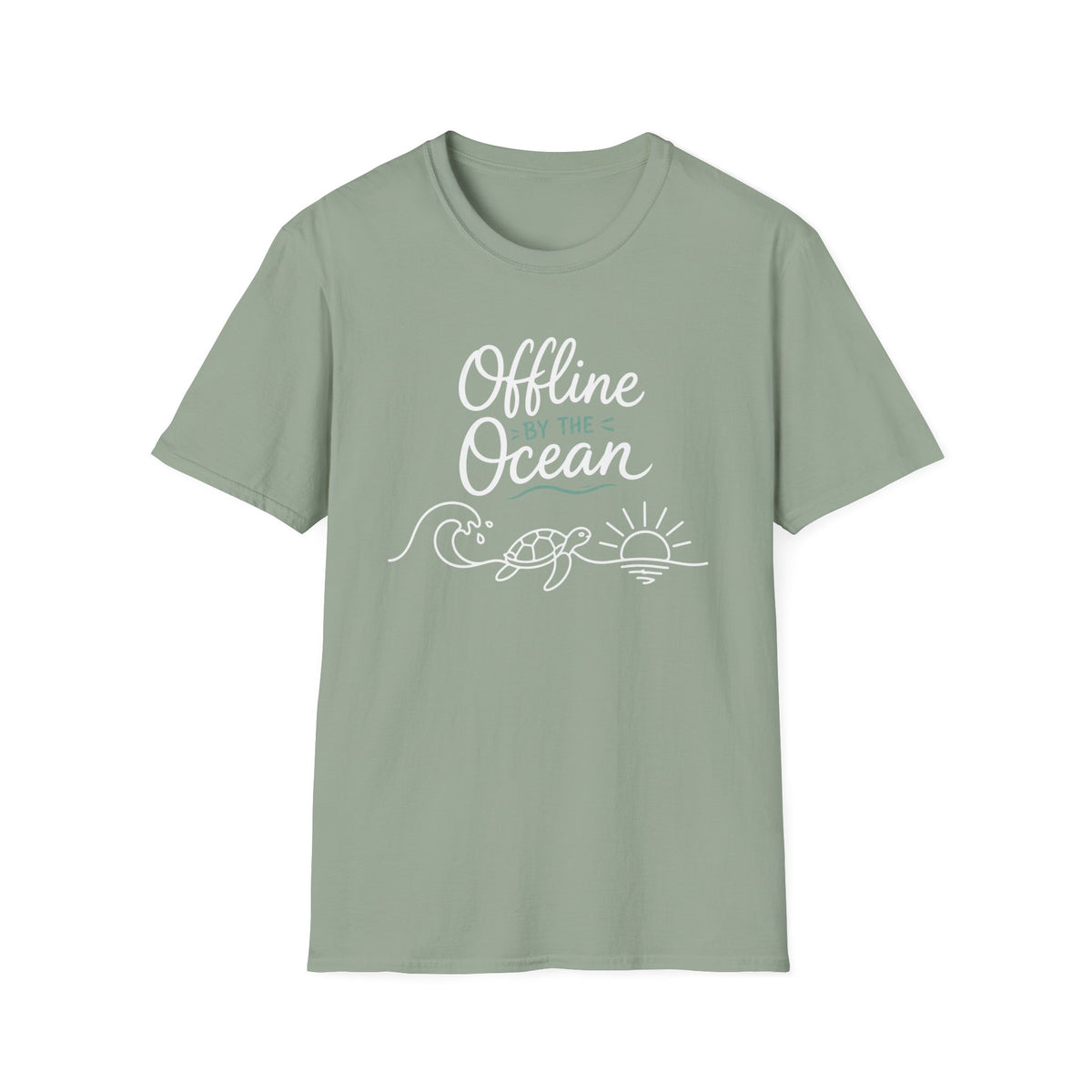 Offline By the Ocean - Line T-Shirt