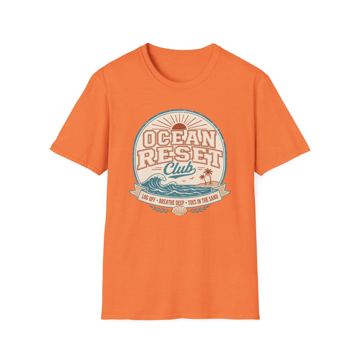 Ocean Reset Club- Circle T-Shirt