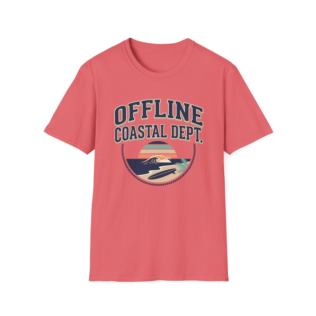 Copy of Offline By The Ocean- Circle T-Shirt
