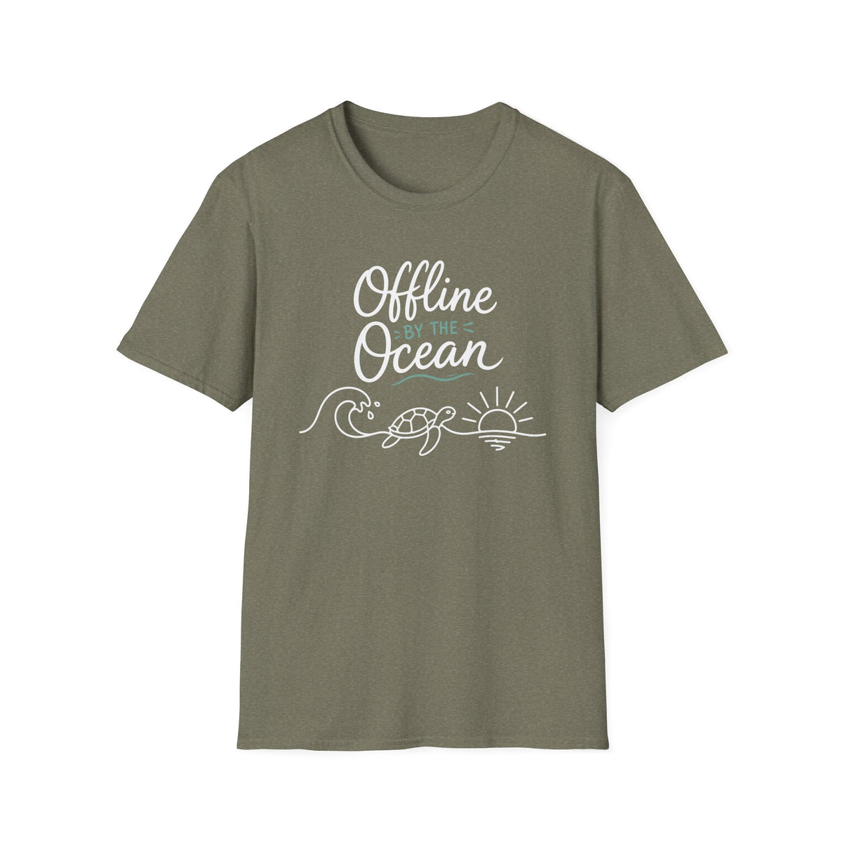 Offline By the Ocean - Line T-Shirt