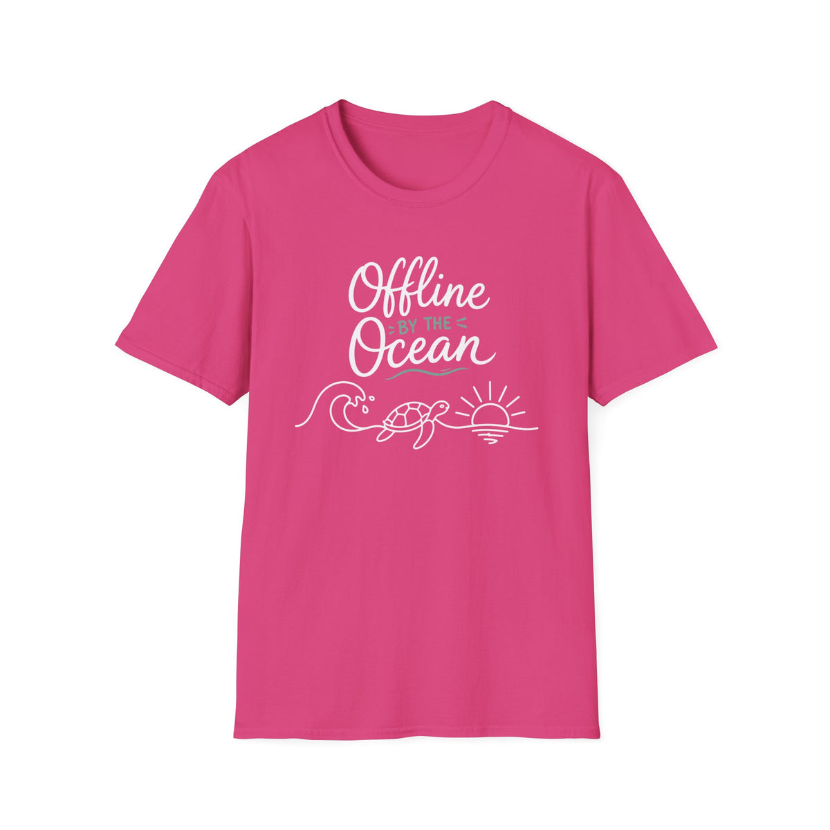 Offline By the Ocean - Line T-Shirt