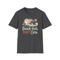 Beach Hair Don't Care- Line T-Shirt