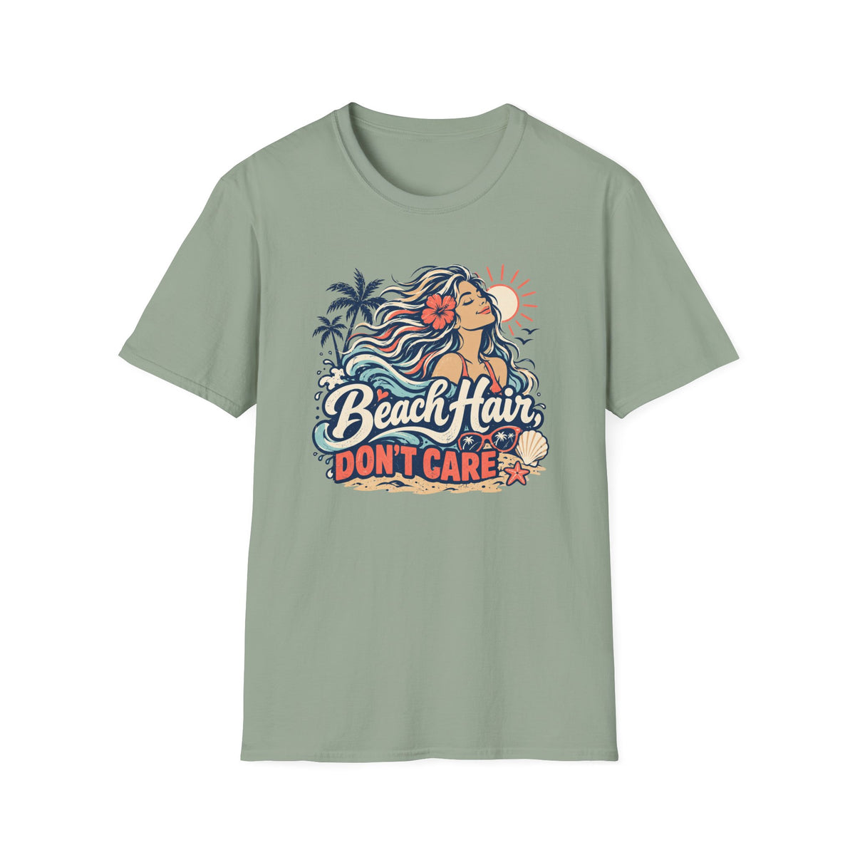 Beach Hair Don't Care T-Shirt