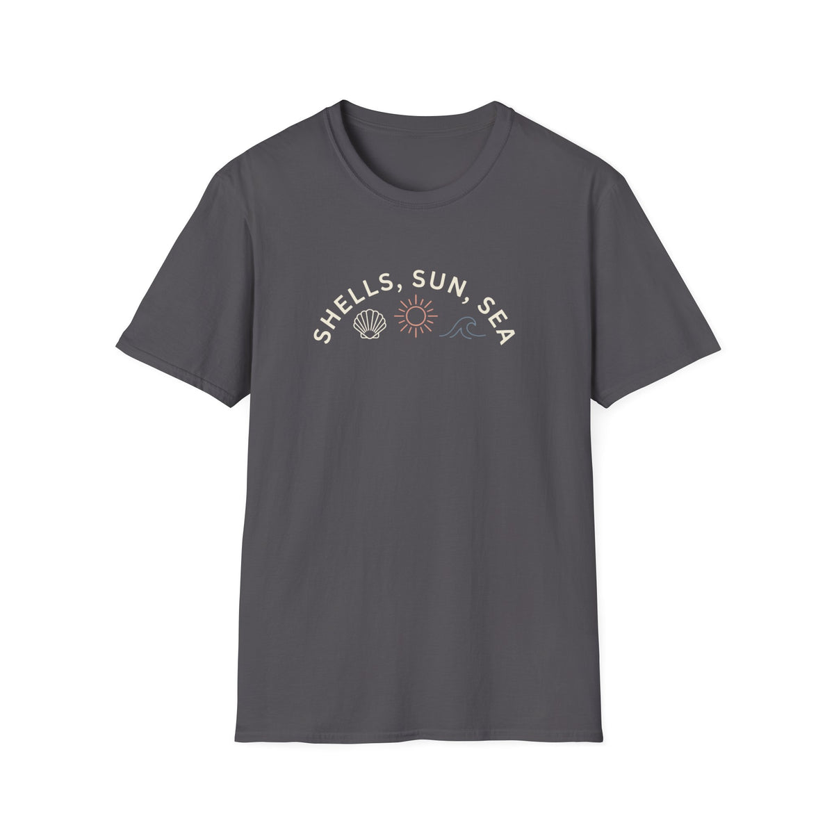 Shells, Sun, Sea - Line T-Shirt