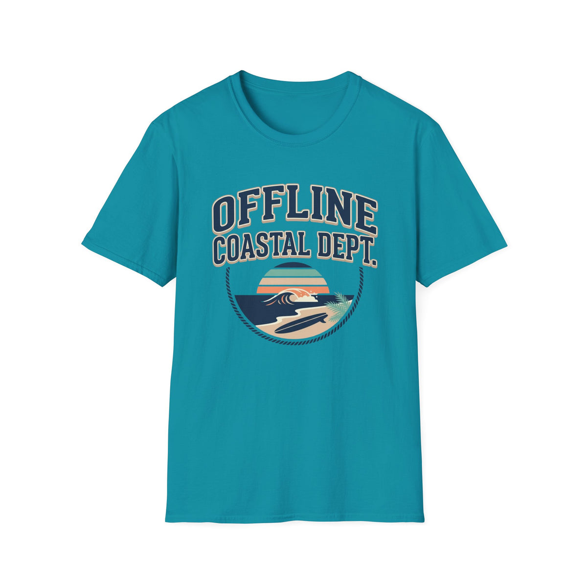 Copy of Offline By The Ocean- Circle T-Shirt