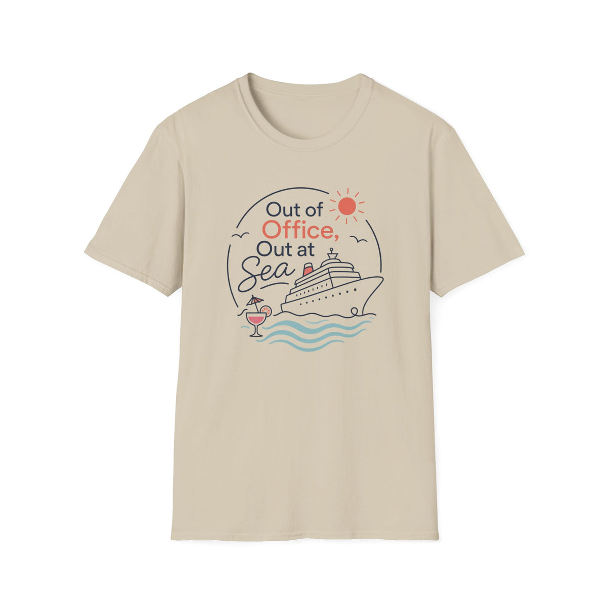 OOO Out To Sea- Line T-Shirt