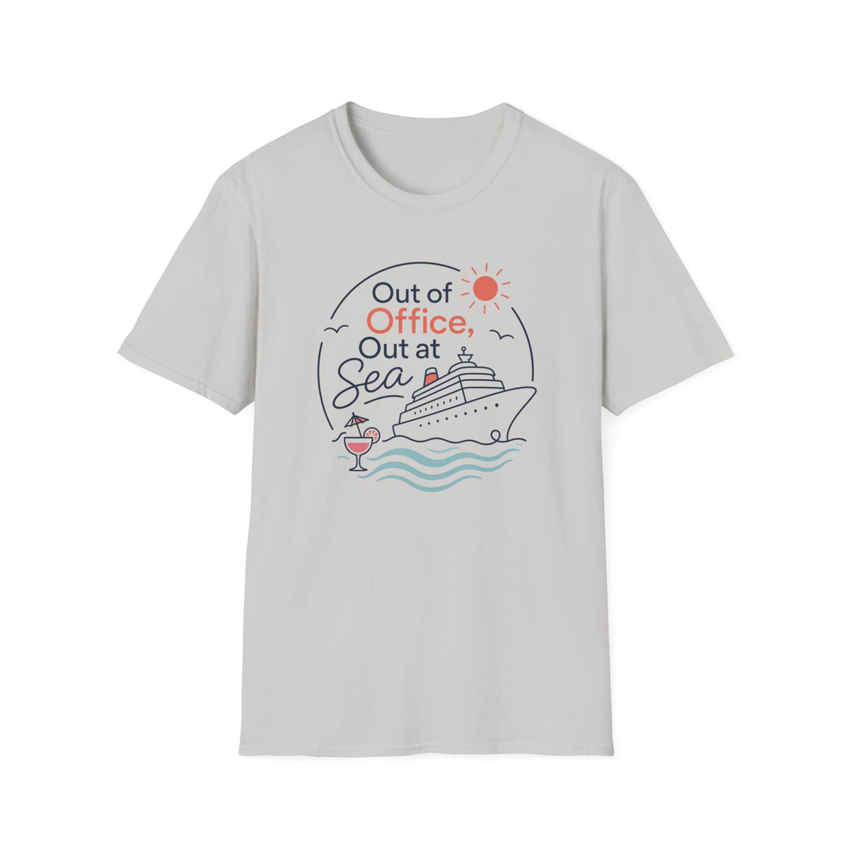 OOO Out To Sea- Line T-Shirt