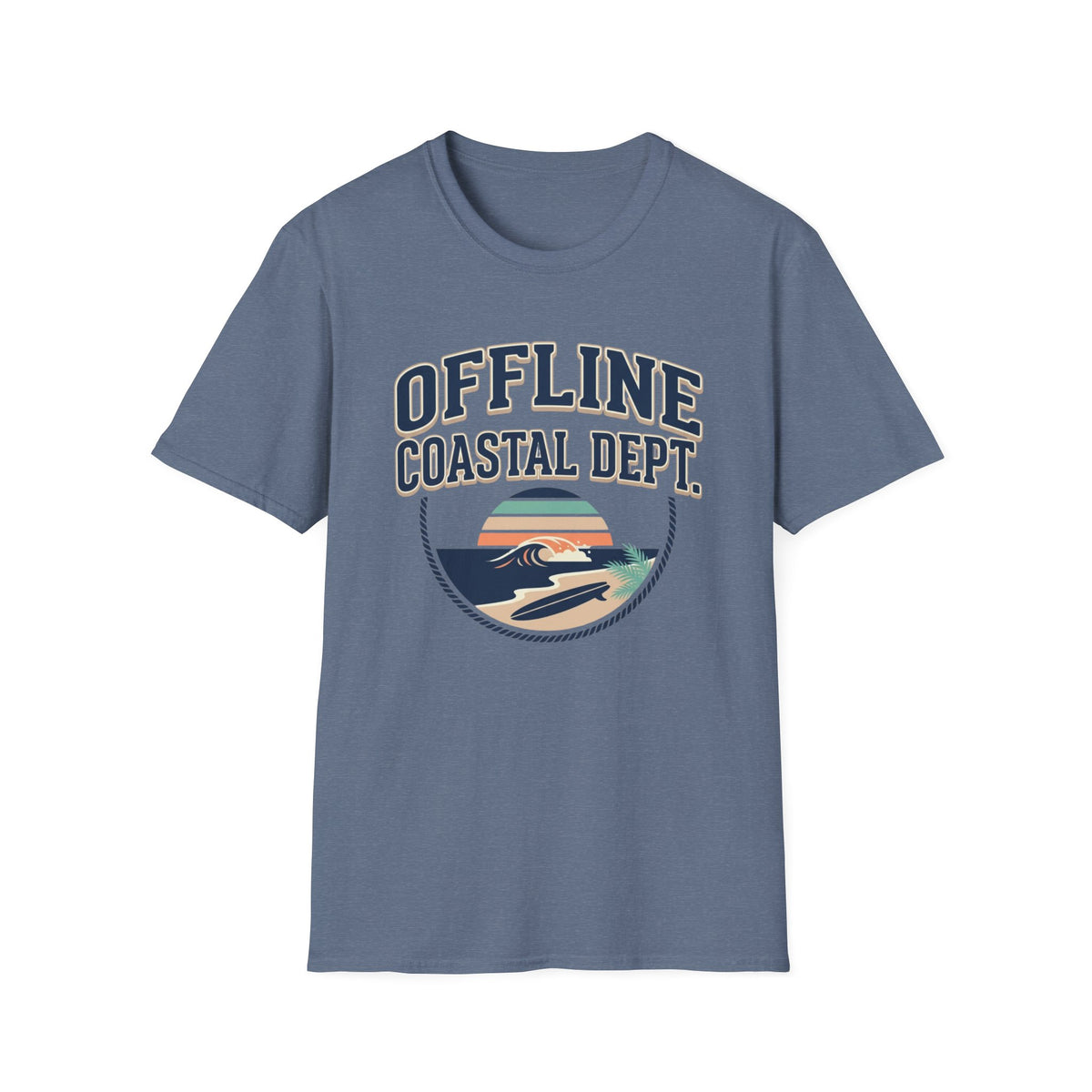 Copy of Offline By The Ocean- Circle T-Shirt