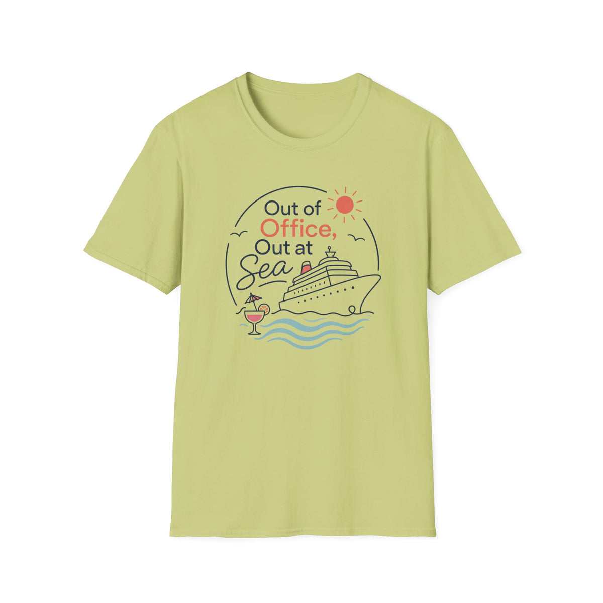 OOO Out To Sea- Line T-Shirt