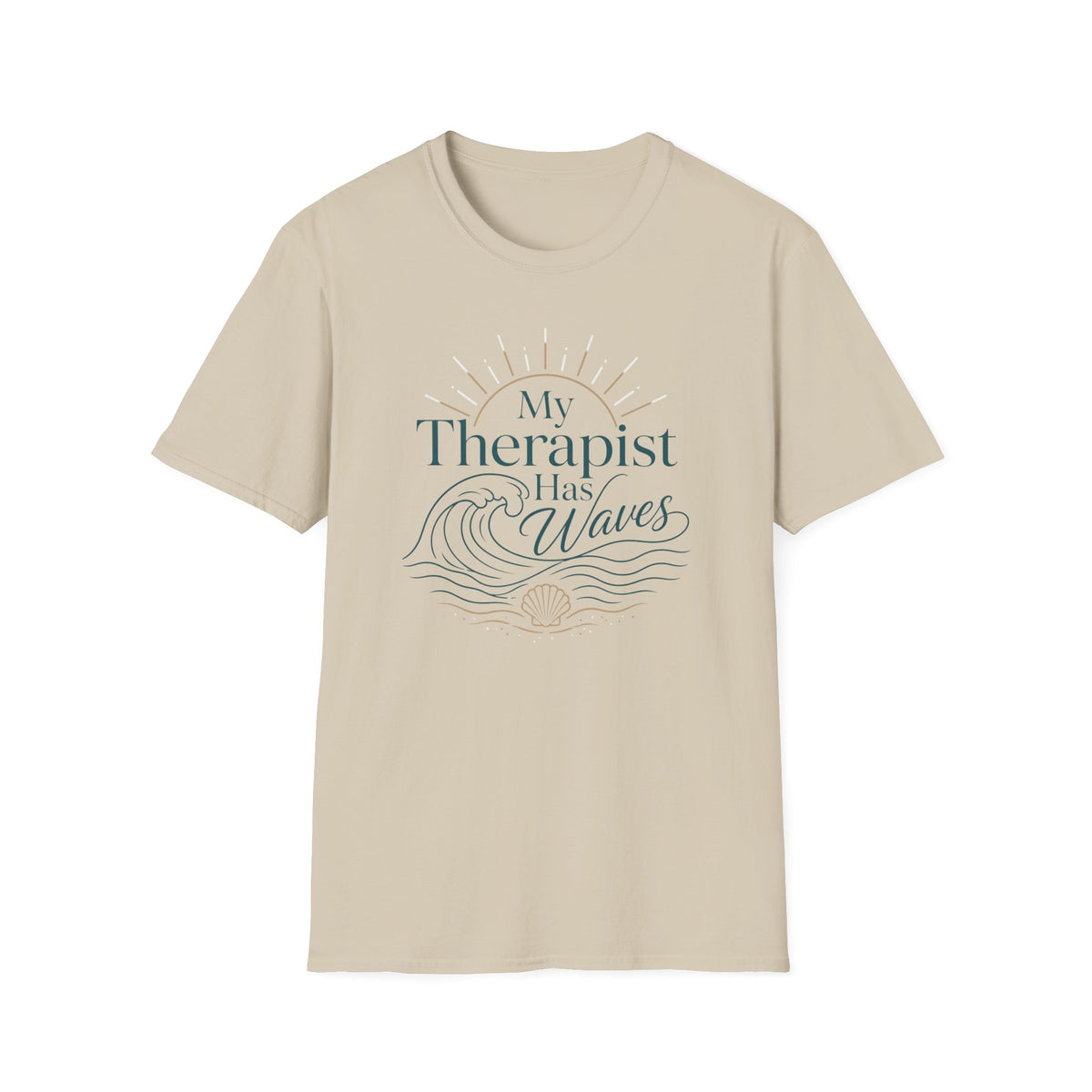 My Therapist Has Waves- Line T-Shirt