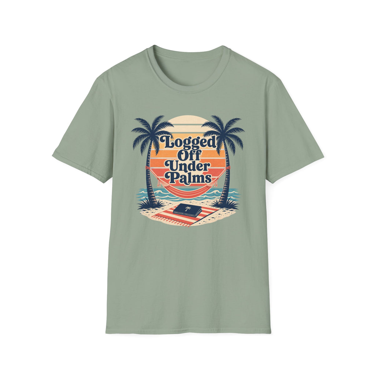 Logged Off Under Palms T-Shirt