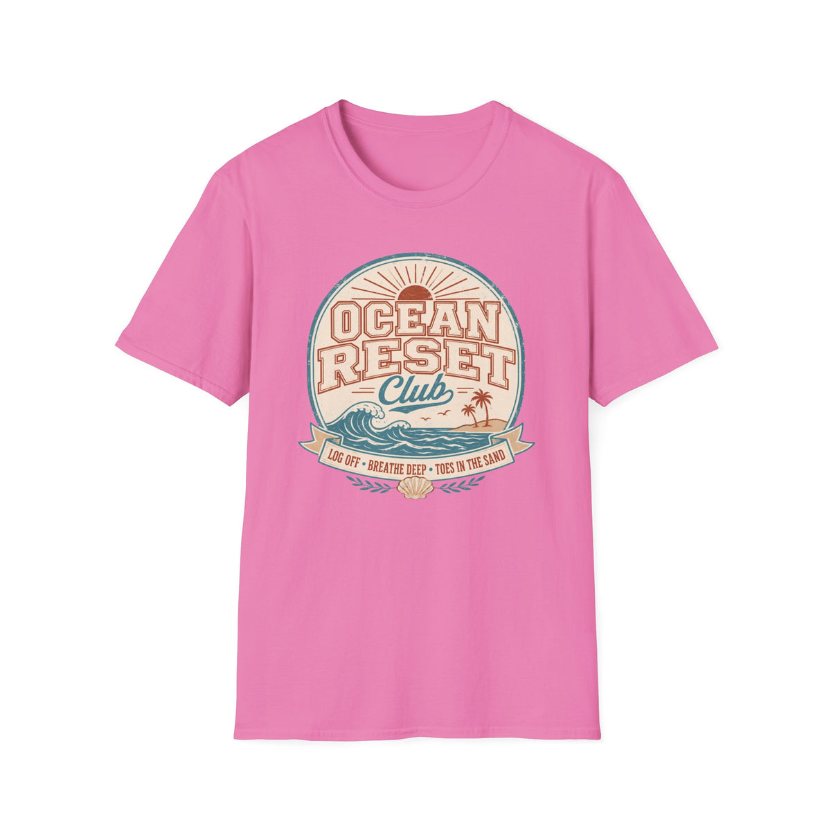 Ocean Reset Club- Circle T-Shirt