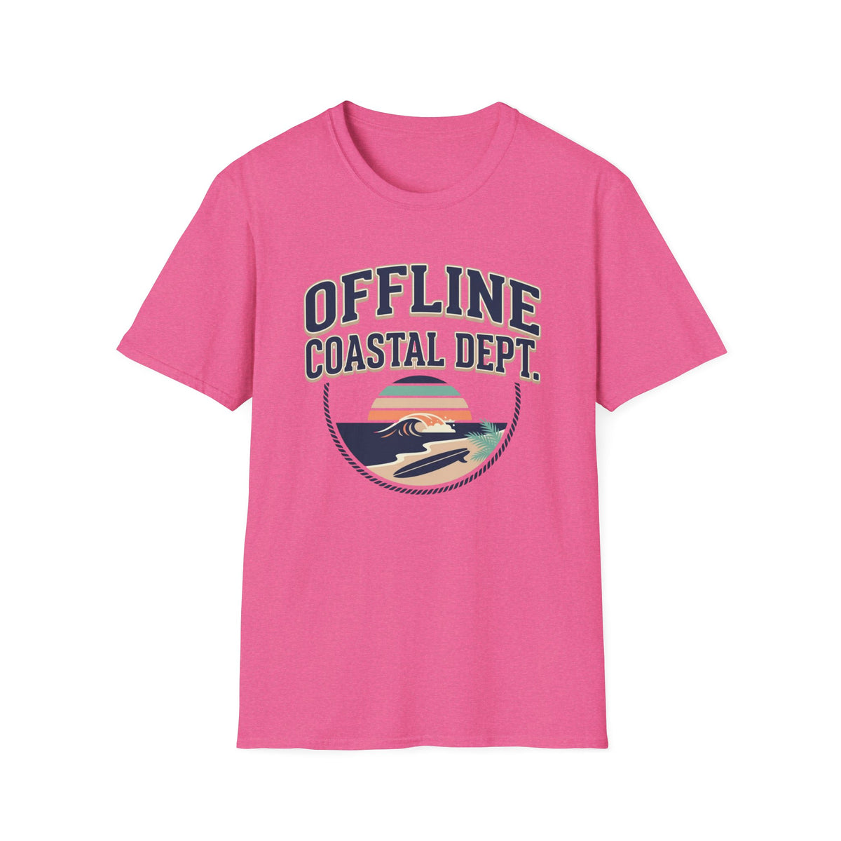 Copy of Offline By The Ocean- Circle T-Shirt