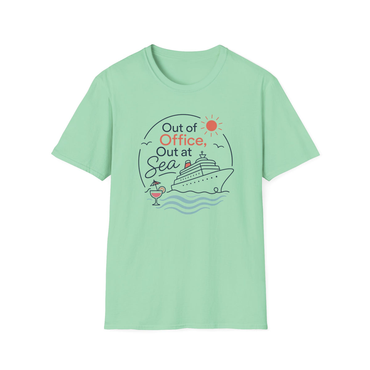 OOO Out To Sea- Line T-Shirt