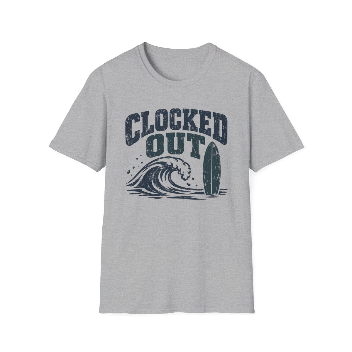 Clocked Out- Board T-Shirt