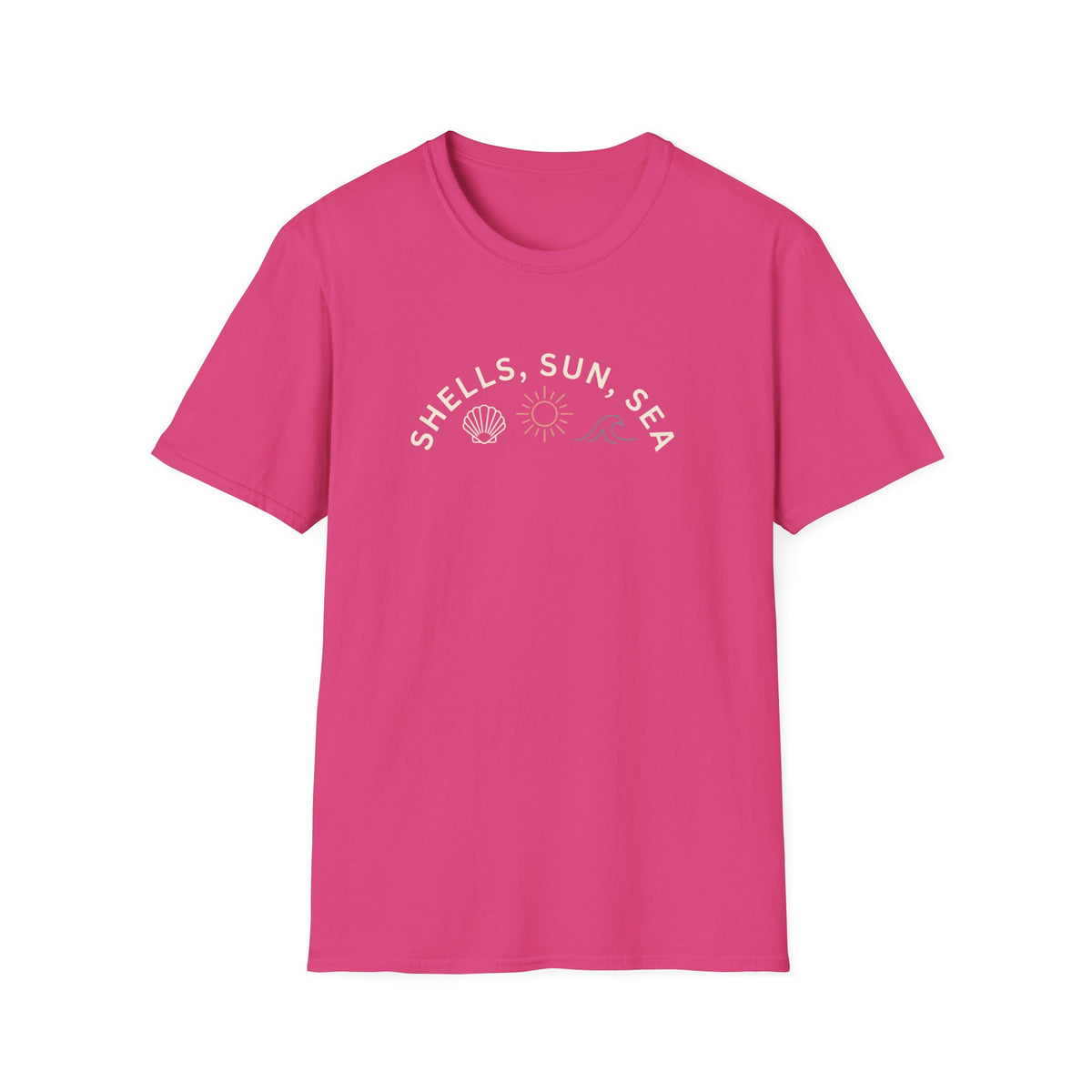 Shells, Sun, Sea - Line T-Shirt
