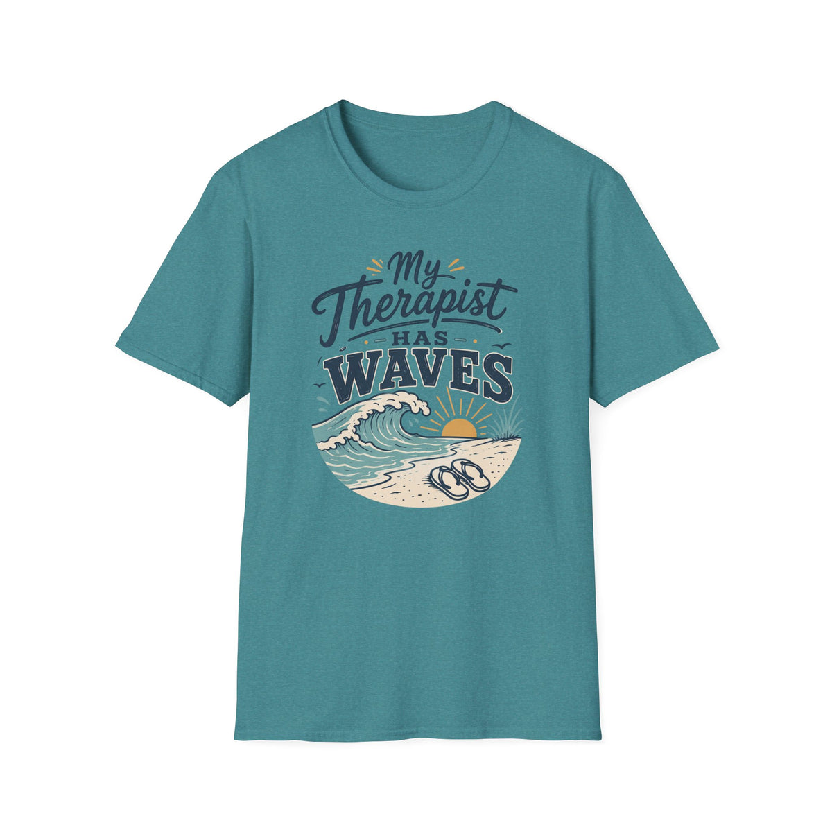 My Therapist Has Waves- Beach T-Shirt