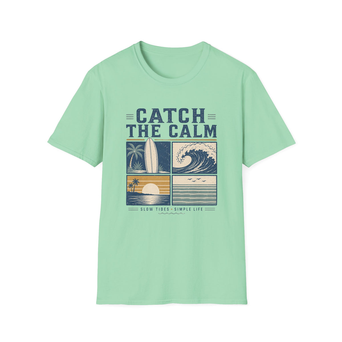Catch The Calm Block T-Shirt