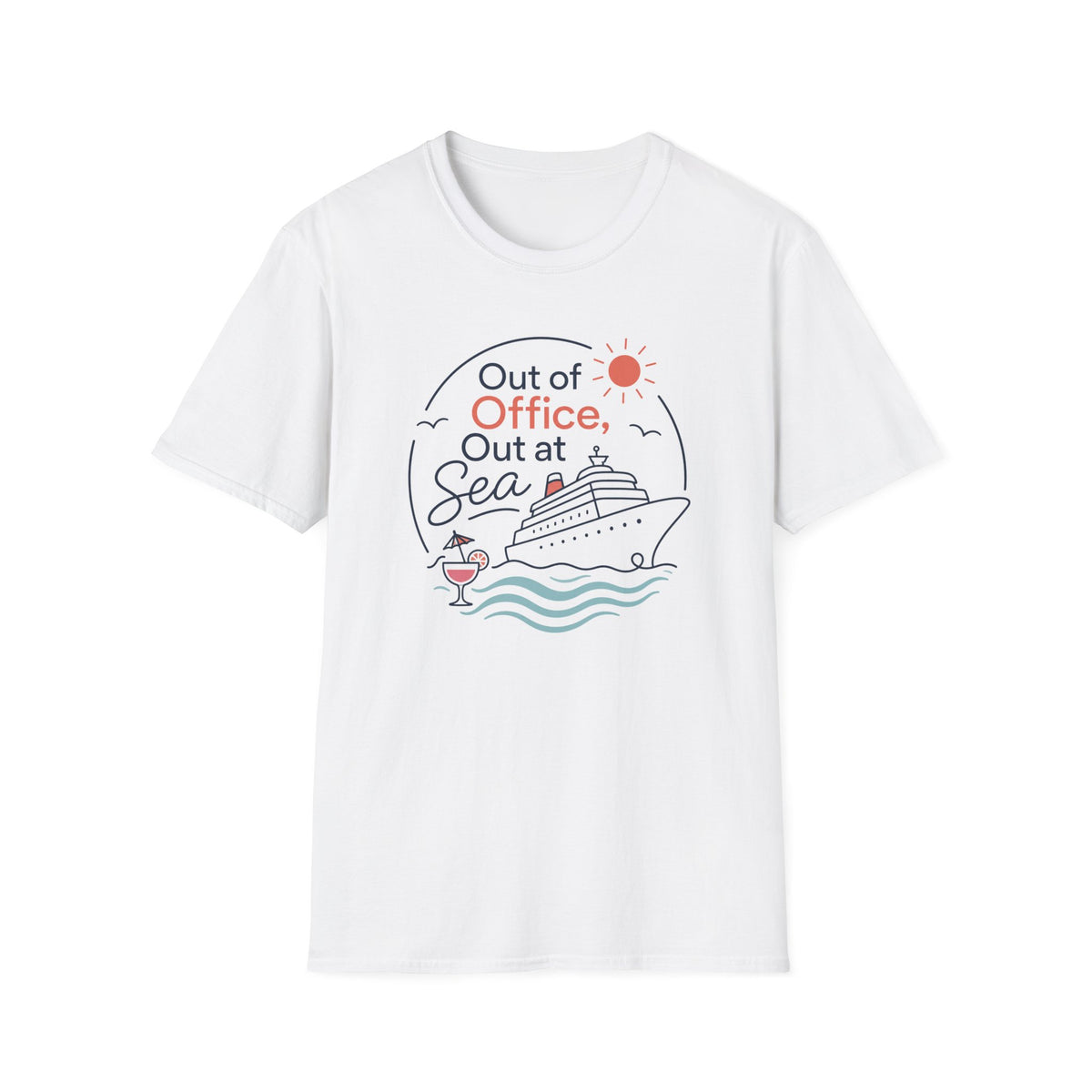 OOO Out To Sea- Line T-Shirt