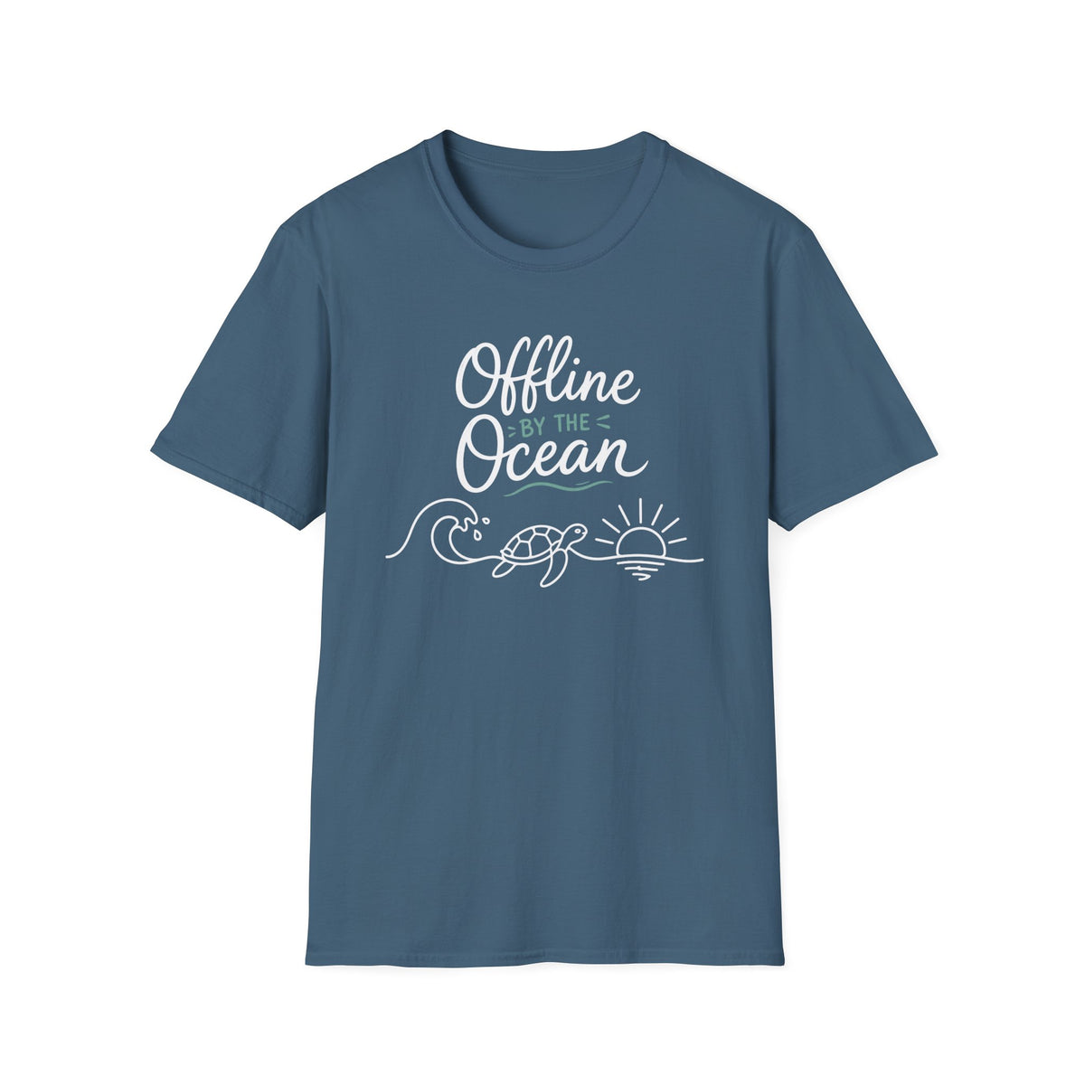 Offline By the Ocean - Line T-Shirt