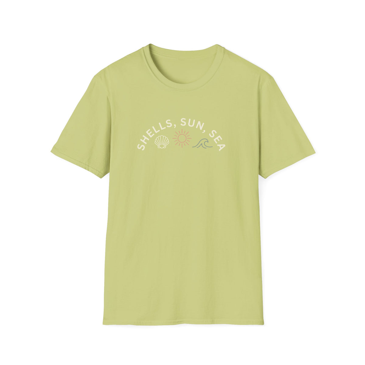 Shells, Sun, Sea - Line T-Shirt