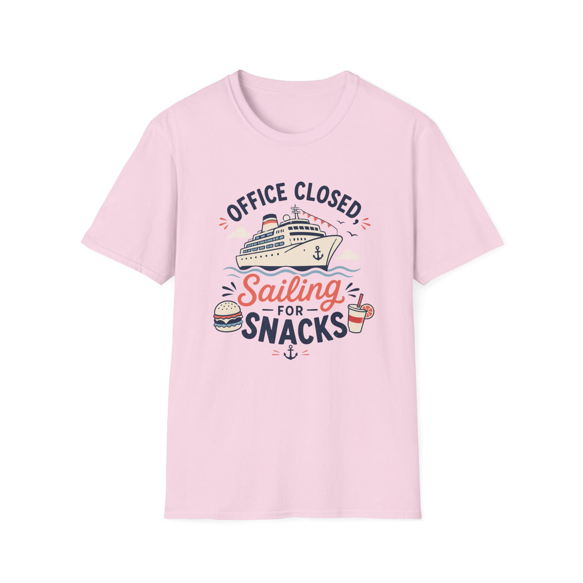 Office Closed, Sailing For Snacks T-Shirt