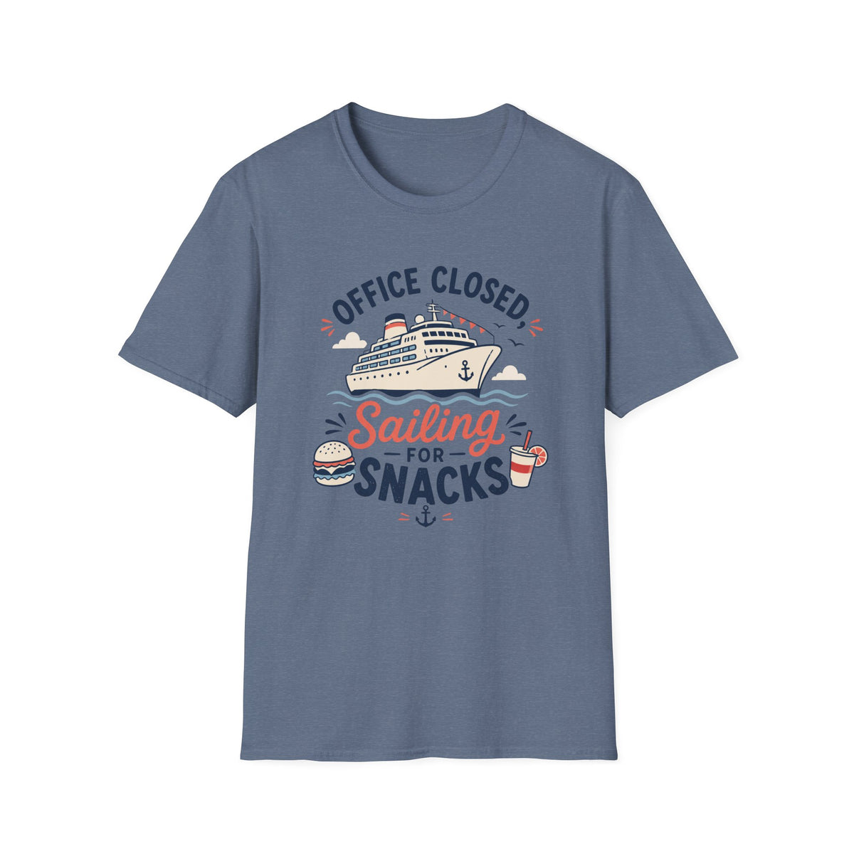 Office Closed, Sailing For Snacks T-Shirt