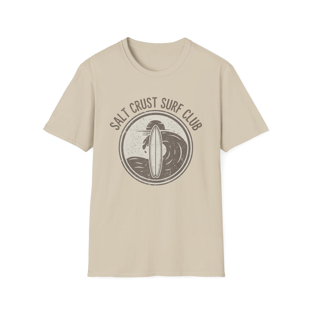 Salt Crust Surf Club- Crm T-Shirt