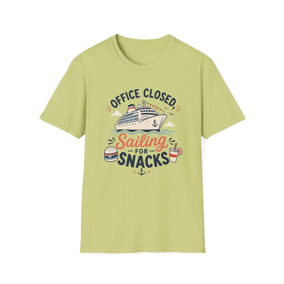Office Closed, Sailing For Snacks T-Shirt