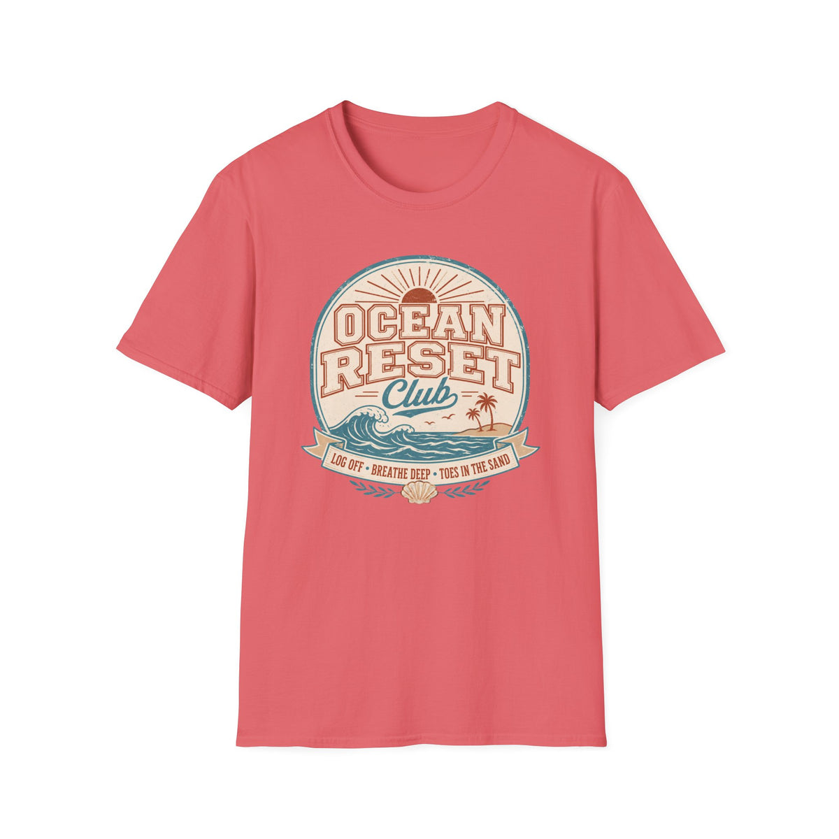 Ocean Reset Club- Circle T-Shirt