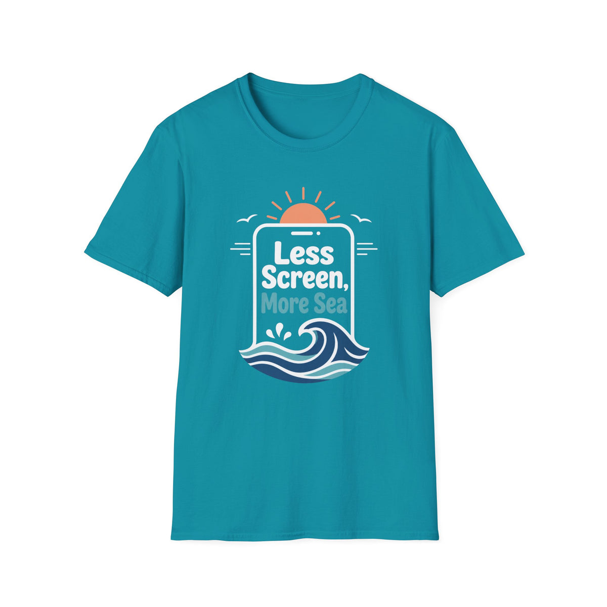 Less Screen, More Sea- Phone T-Shirt