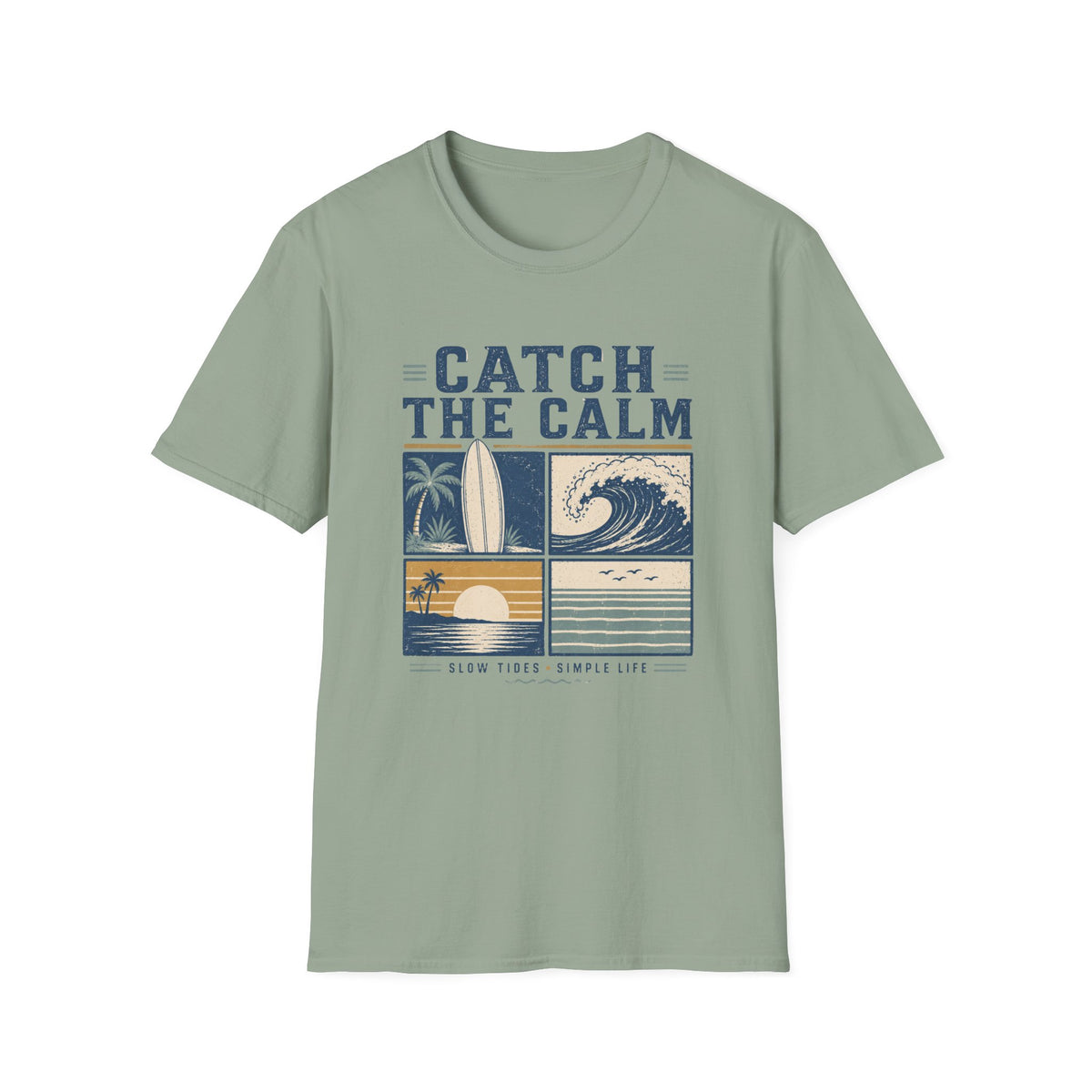 Catch The Calm Block T-Shirt