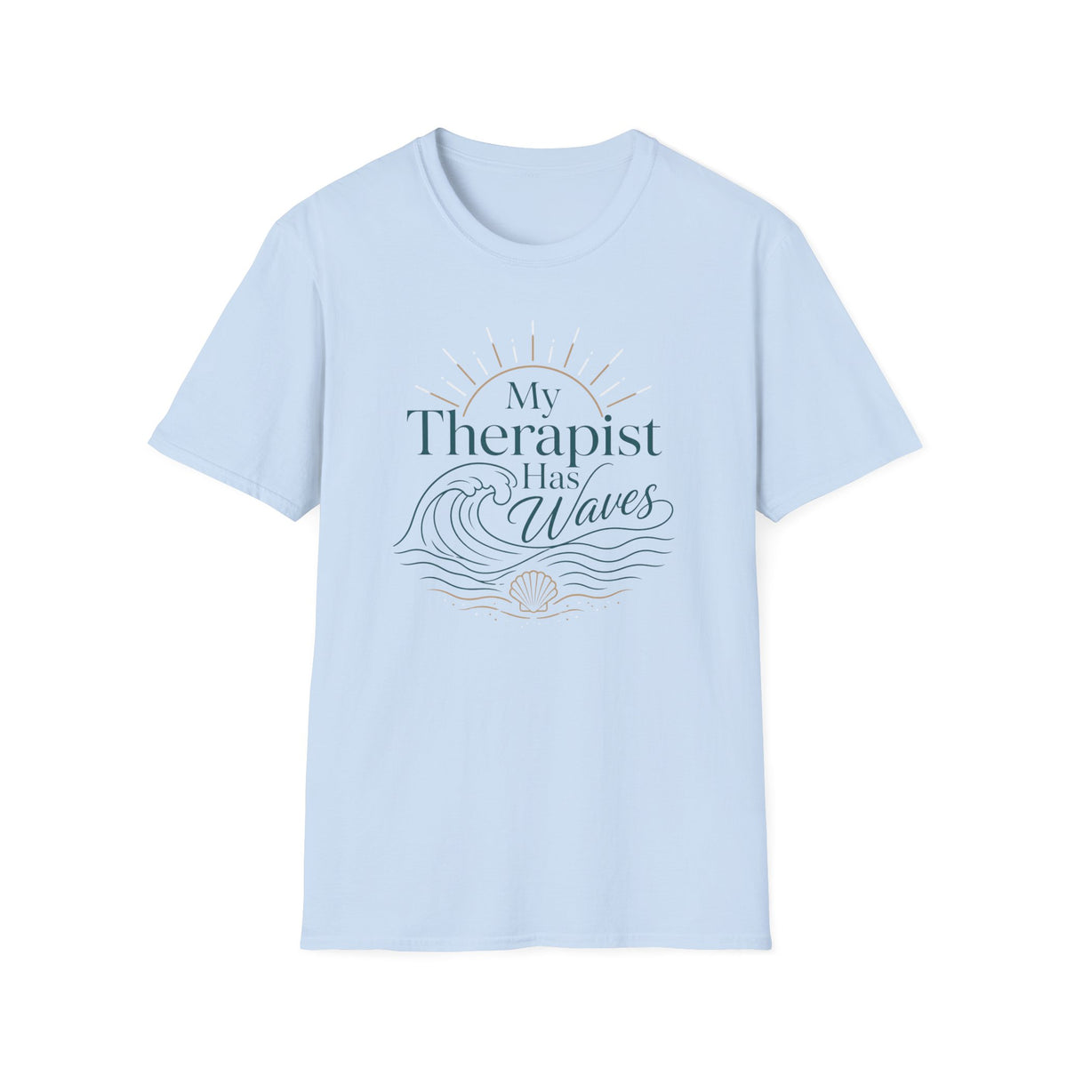 My Therapist Has Waves- Line T-Shirt