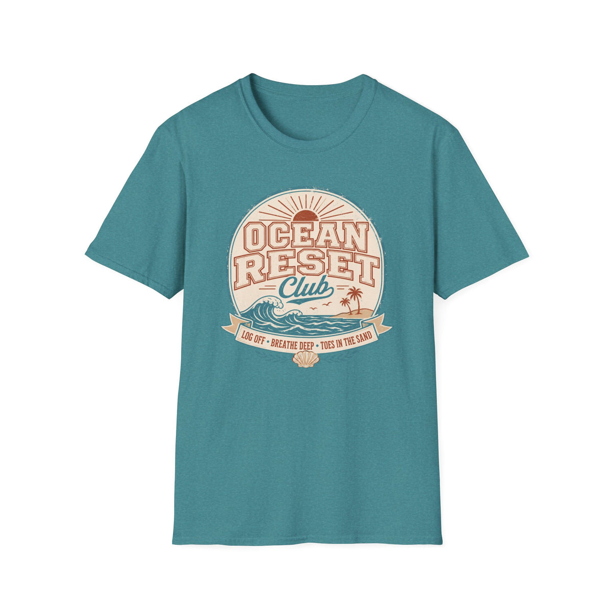 Ocean Reset Club- Circle T-Shirt